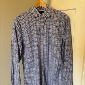 Tommy Hilfiger Pink & Blue Casual Button Down Shirt